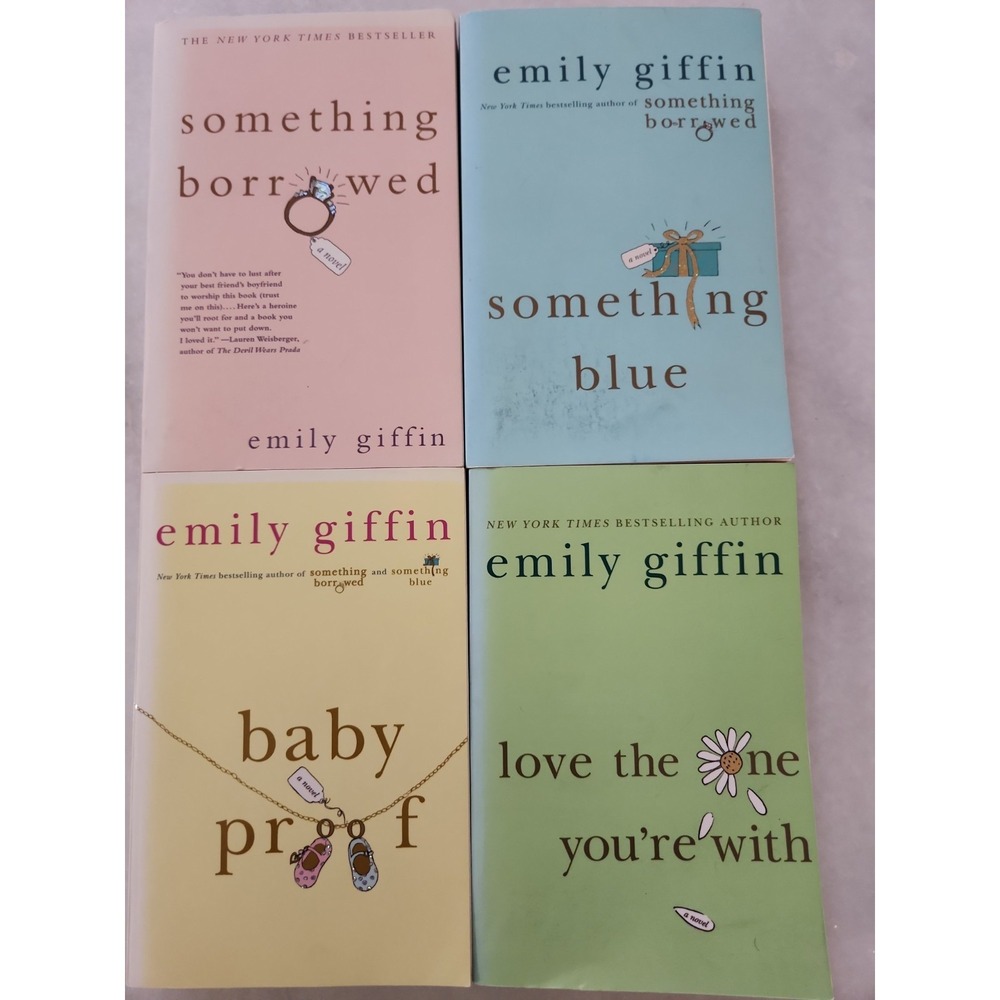 4/Emily Griffin Something Blue Borrow Love The One Baby Proof First Comes Love